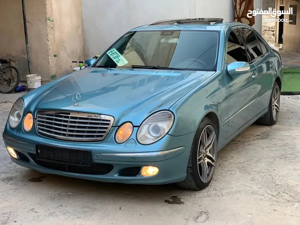 مرسيدس E270 ديزل فللل مسكره اضافات فتحة