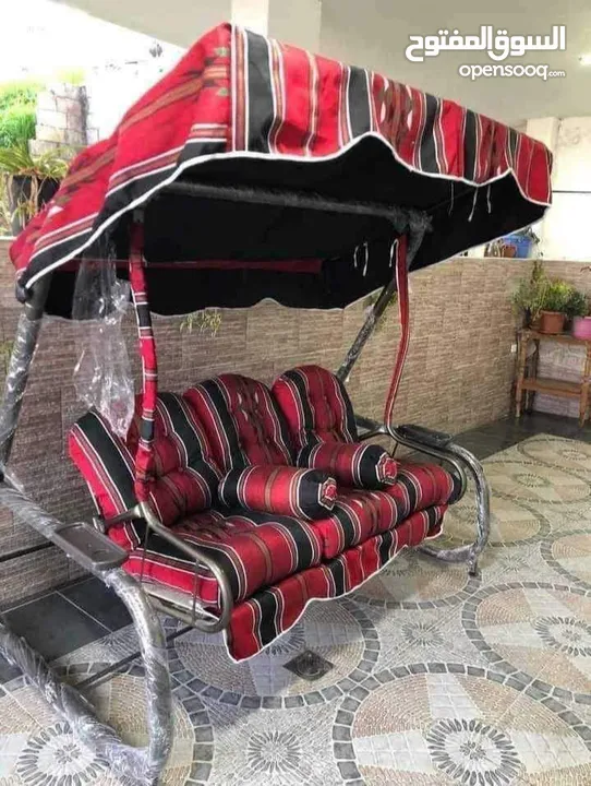 مراجيح ثلاثية ايطالي  جميع الالوان الفرش قماش وتربورف ضد الشم