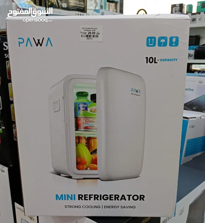 Pawa Mini Refrigerator white