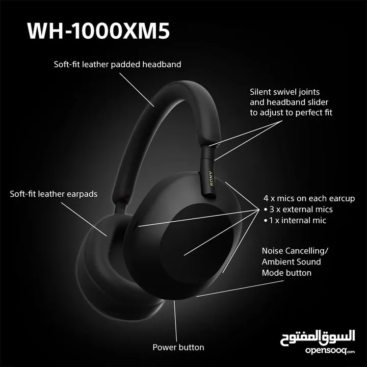 SONY WH-1000XM5 Wireless Noise Cancelling Headphones -NEW -MEGAByte
