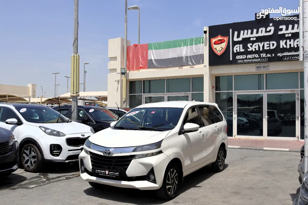 TOYOTA AVANZA 2020 GCC EXCELLENT CONDITION WITHOUT ACCIDENT