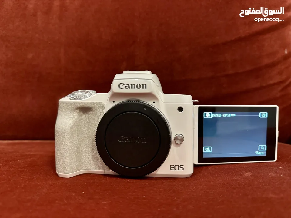 Canon M50 + 2 lenses + 4 batteries + ND filters