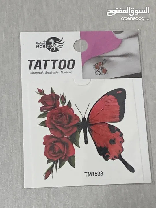 Waterproof tattoos just for 200 fils(each)“LIMITED EDITION”buy now ,easy to use and non toxic