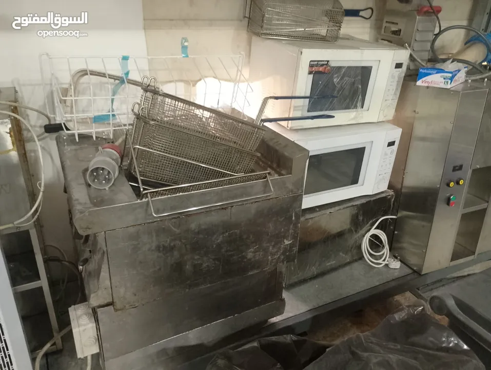 Kitchen machines and steel furniture for sale