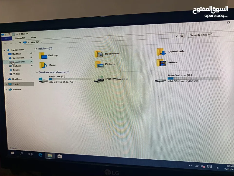 Core i3 Ram6G SSD 256G كمبيوتر العاب