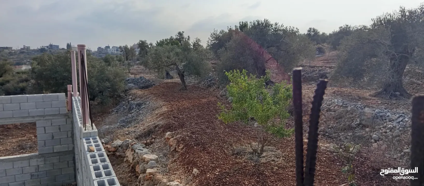 قطعة ارض عليها بيت عظم للبيع