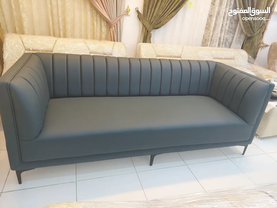 New 3 seater sofa without delivery 1 piece 90 rial