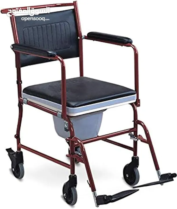 كرسي الحمام لكبار السن ومحدودي الحركة Wheelchair commode