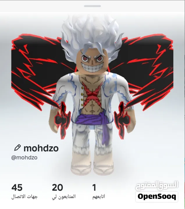 حساب روبلوكس ماب بلوكس فروت (Blox fruits)