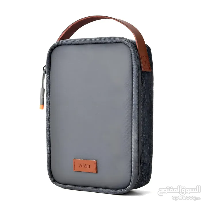 WiWU Minimal Tech Pouch – تنظيم بسيط وذكي لكل أدواتك التقنية!