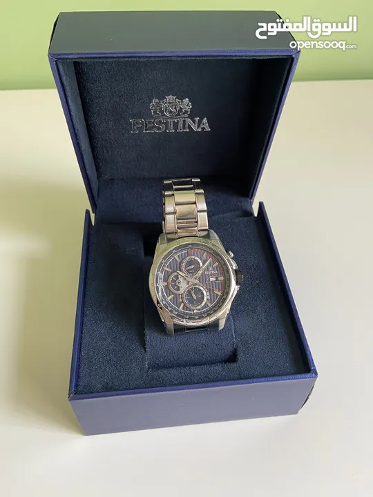 FESTINA WATCH F16995/3 BLUE STEEL STRAP, MEN