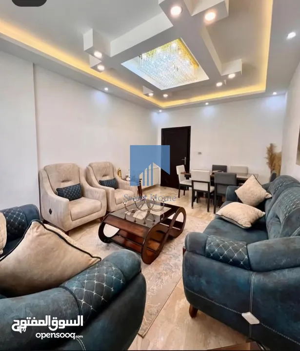 شقة فاخرة للبيع في أم السماق  - خلف الدر المنثور طابق ثالث 150م تشطيب سوبر ديلوكس بسعر مغري