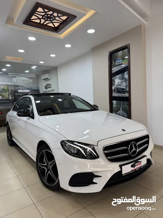 مرسيدس E300de ديزل وكهرباء 2020 AMG اضافات كاملة فحص ممتاز دهان شركة سياره اقتصاديه جداً