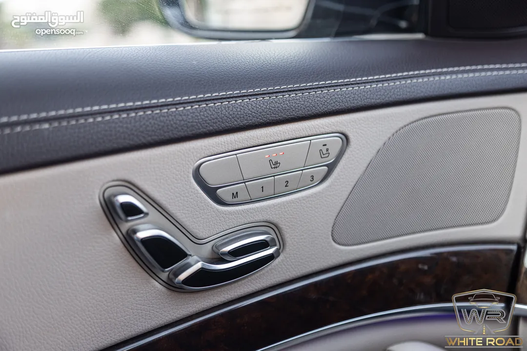 Mercedes S400 2015   السيارة وارد الشركة و قطعت مسافة 111,000 كيلو متر