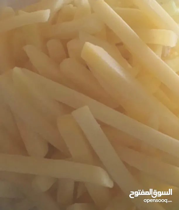 بطاطا نص مقلية درجة اولي