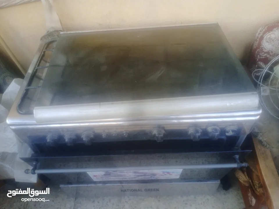 غاز وفرن مستعمل بسعر. مغري بحاله جيده النوع national green
