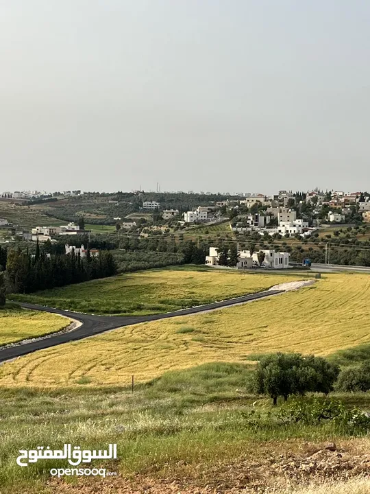 ارض سكنية  للبيع طريق المطار بالقرب من فلل جرين لاند بمساحة ( 1801 م ) في ناعور