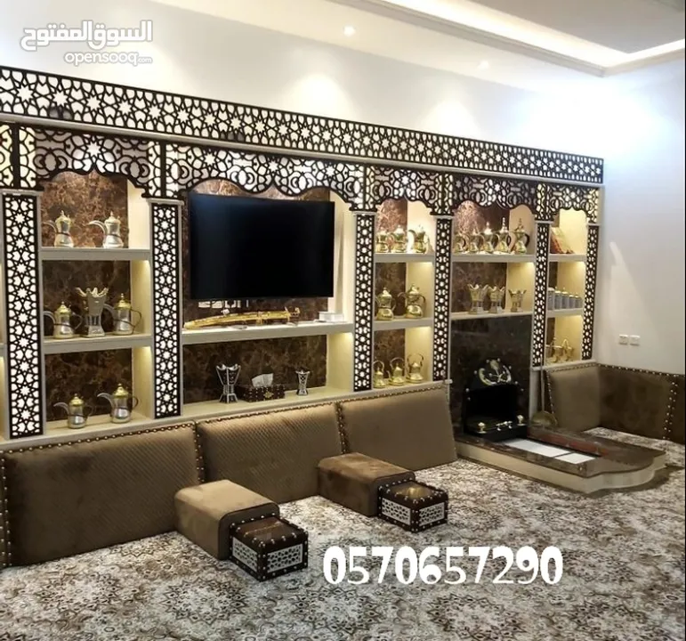 ارضيات باركيه ضد الماء فوم نعلات فايبر بانوهات مشبات رخام مشبات خشبيه حديثه وعصريه باركيه بارتشن