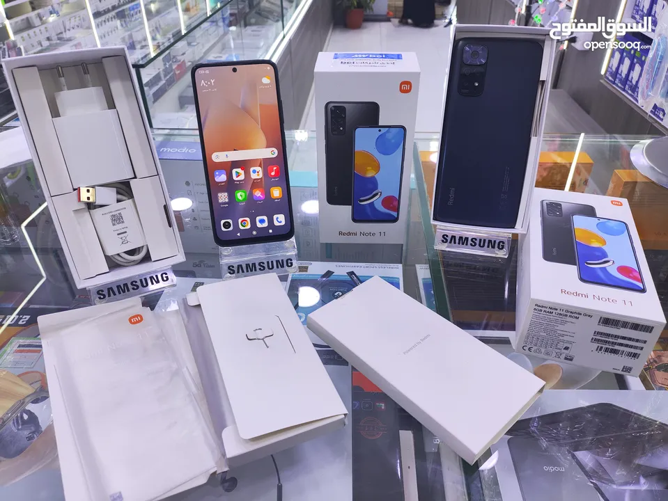 شاومي  NOTE 11  جيجا 128 رام 6 واضافة معه الكرتونه وكامل اغراضو الاصليات متوفر توصيل