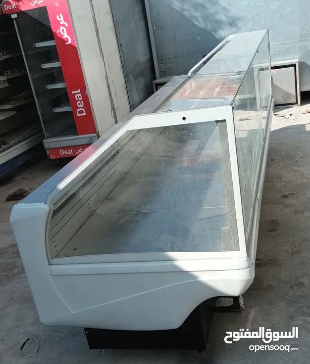 ثلاجات دلي عابدين زجاج مستقيم  وزجاج محني +ثلاجات عرض مفتوح ومغلق