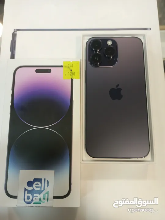 iphone 14 pro max  256 GB  purple  وارد شرق اوسط