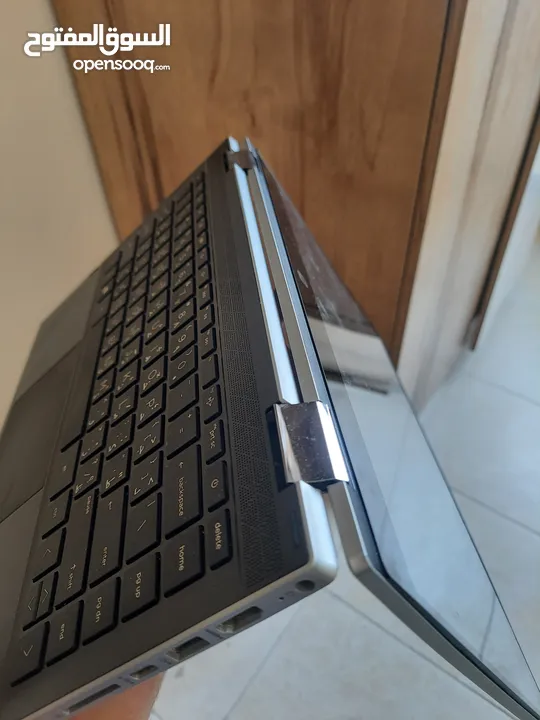لابتوب HP pavilion x360 2in1 convertible شاشة لمس مع قلم tilt pen استعمال دراسي وممتاز جدا للدراسة