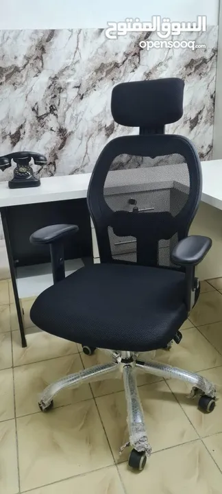 شوف الأناقة و الراحة عناا وبس كرسي مكتب طبي لراحة طويلة يحتاجه كل مكتب و منزل