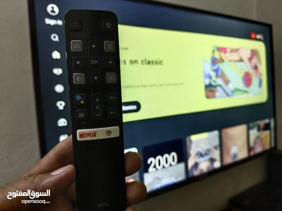 50 TCL android tv and Sony sound system