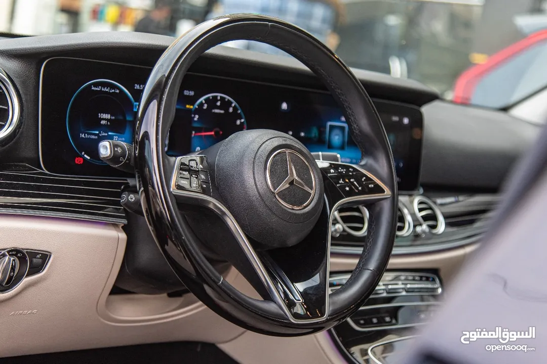 مرسيدس E350 اسود 2023 للبيع