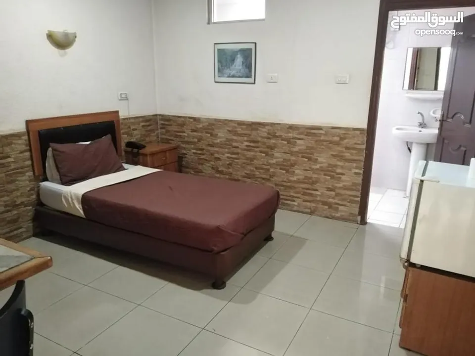غرف فندقية مفروشة للايجار وسط البلد عمان
