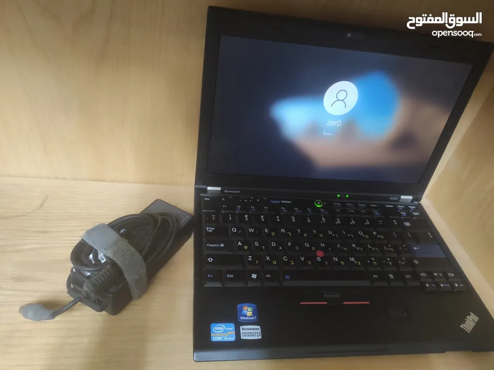 لابتوب لينوفو thinkpad كور i5 شغال مية المية فقط 250 شيكل