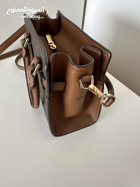 شنطة يد مايكل كورس Michael kors hamilton extra small logo satchel bag