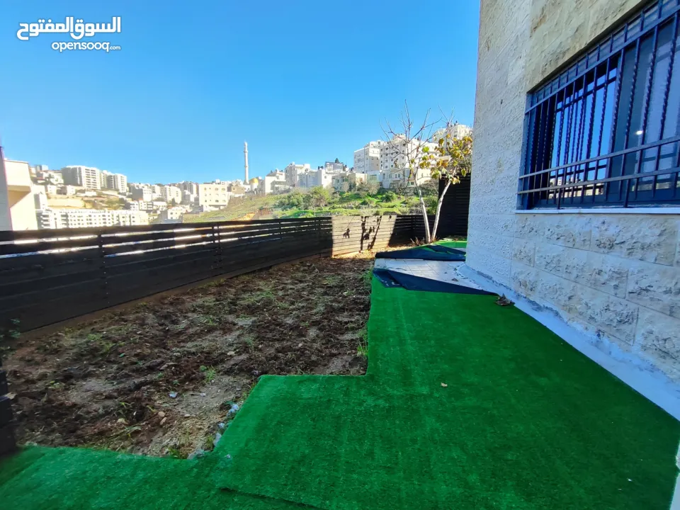 شقة مع حديييقة للايجار في عين مصباح