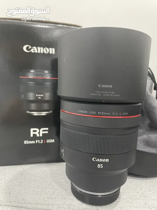 عدسة كانون canon Rf 85m F1.2 U  LENS