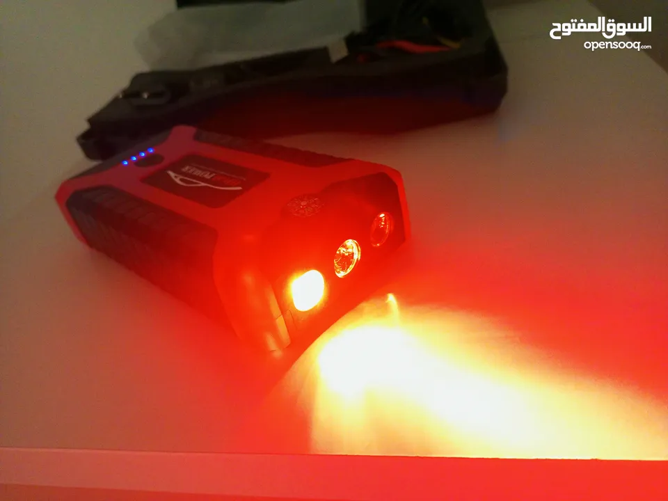 باوربانك طوارئ 12 فولت لتشغيل المركبات المتعددة وشحن الموبايل 12v emergency car jump starter
