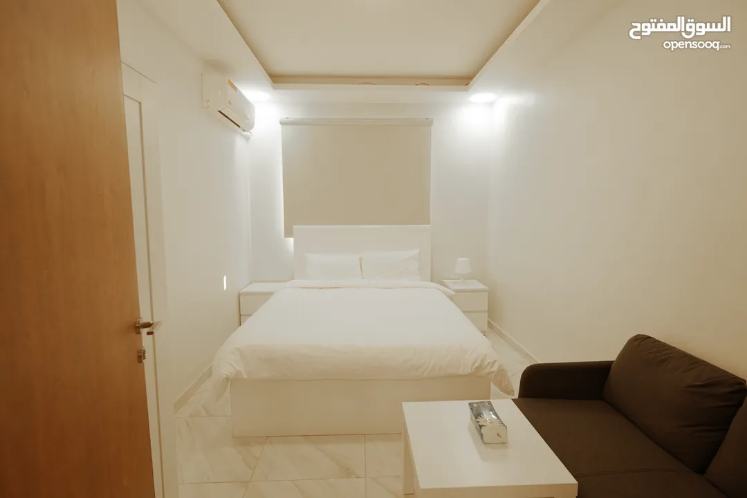 أجنحه سكنيه مفروشه بنظام فندقي وخدمات عاليه وموقع مميز