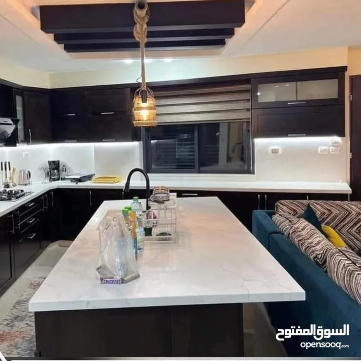 شقه مفروشه للايجار قرب شارع القدس ومشتل قلقيليه
