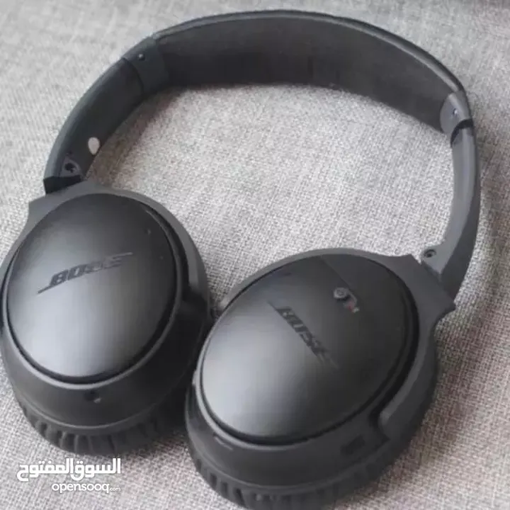 سماعات الرأس اللاسلكية Bose QuietComfort 35 QC35 Series II المزودة بخاصية إلغاء الضوضاء - أسود