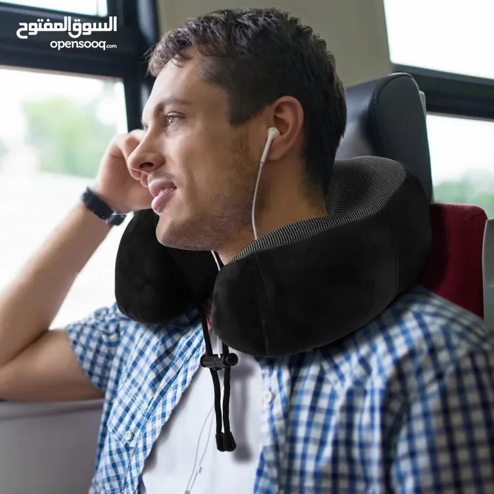 مخدة رقبة ميموري فوم مخده رقبه طبيه لراحة الرقبه مخدة السفر للرقبه مخده سفر