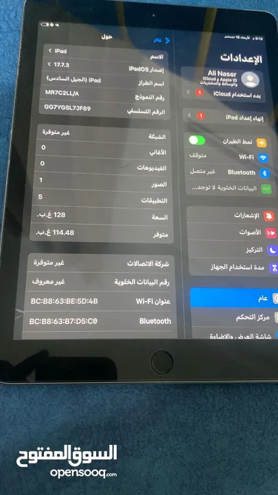 ايباد 6  الذاكرة 128