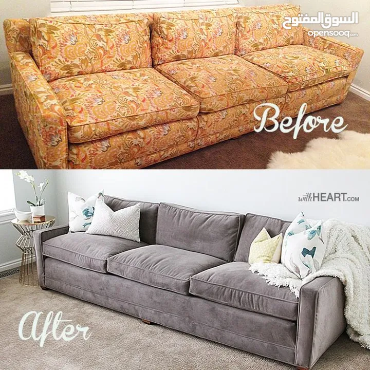 SOFS UPHOLSTERY/ FABRIC CHANGING