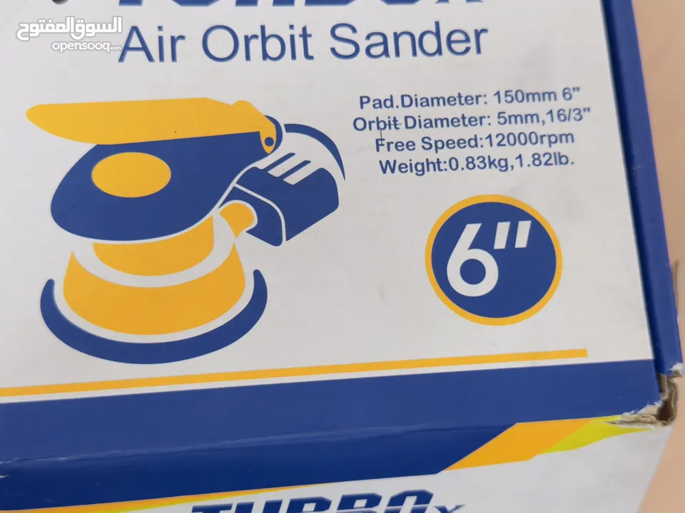 ماكينة حف Turbo x Air orbit sander  Heavy duty  Non-vacuum