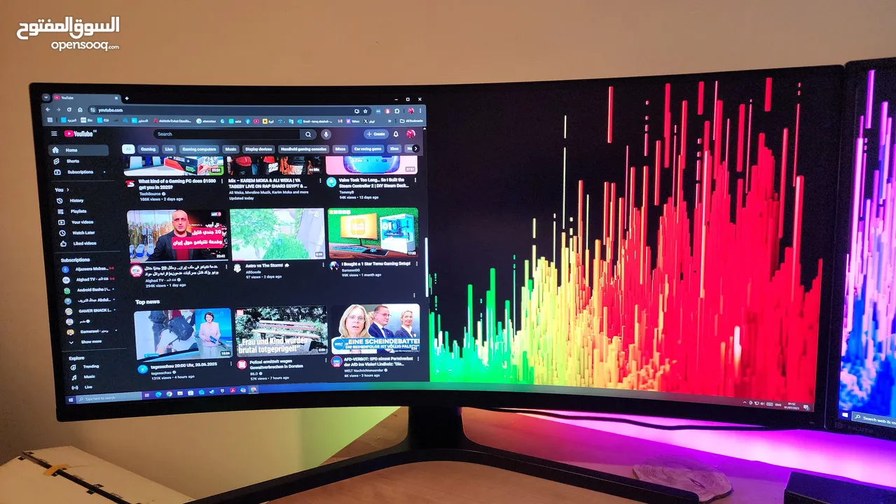 xiaomi mi Curved 34 inch VA panel  ultrawide curved monitor 144hz
