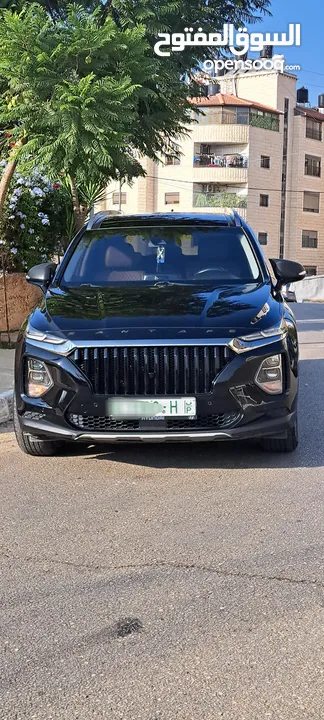 هونداي سنتافي 2020 دهان شركة الاصلي،6+1 ترخيص وتامين شامل