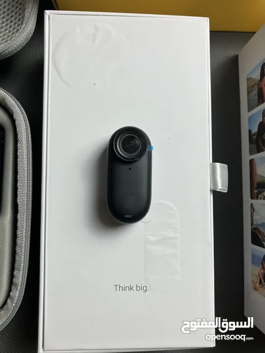 للبيع كاميرا insta360 GO 3 Black 2024 ذاكرة 128 جيجا جديدة + عدة السفر الكاملة