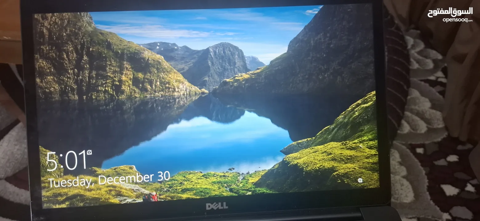 لابتوب Dell أصلي • شغال 100% • بطارية ممتازة • شاشة واضحة بدون كسور • مناسب للدراسة، الشغل، التصفح
