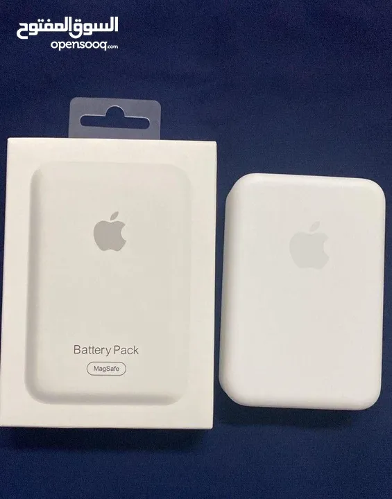 أقوى عرض على باور بانك MagSafe الأصلي!  مع لوغو آيفون  وشحن لاسلكي مضمون!5000mAh قوة وثب