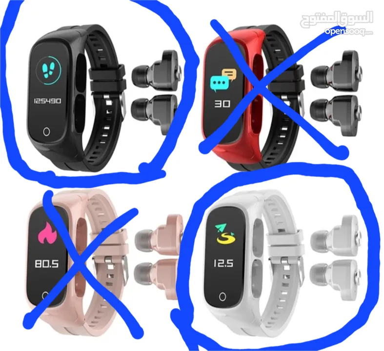 2 in 1 smartwatch and earphones for sale