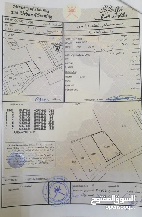 ارضين زراعيات في غيل الشبول من المالك