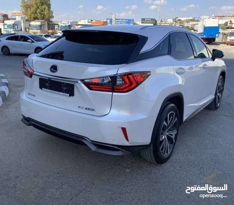 جيب لكزس Rx450h 2019 Lexus Rx450h 2019 hybrid  كرت ابيض